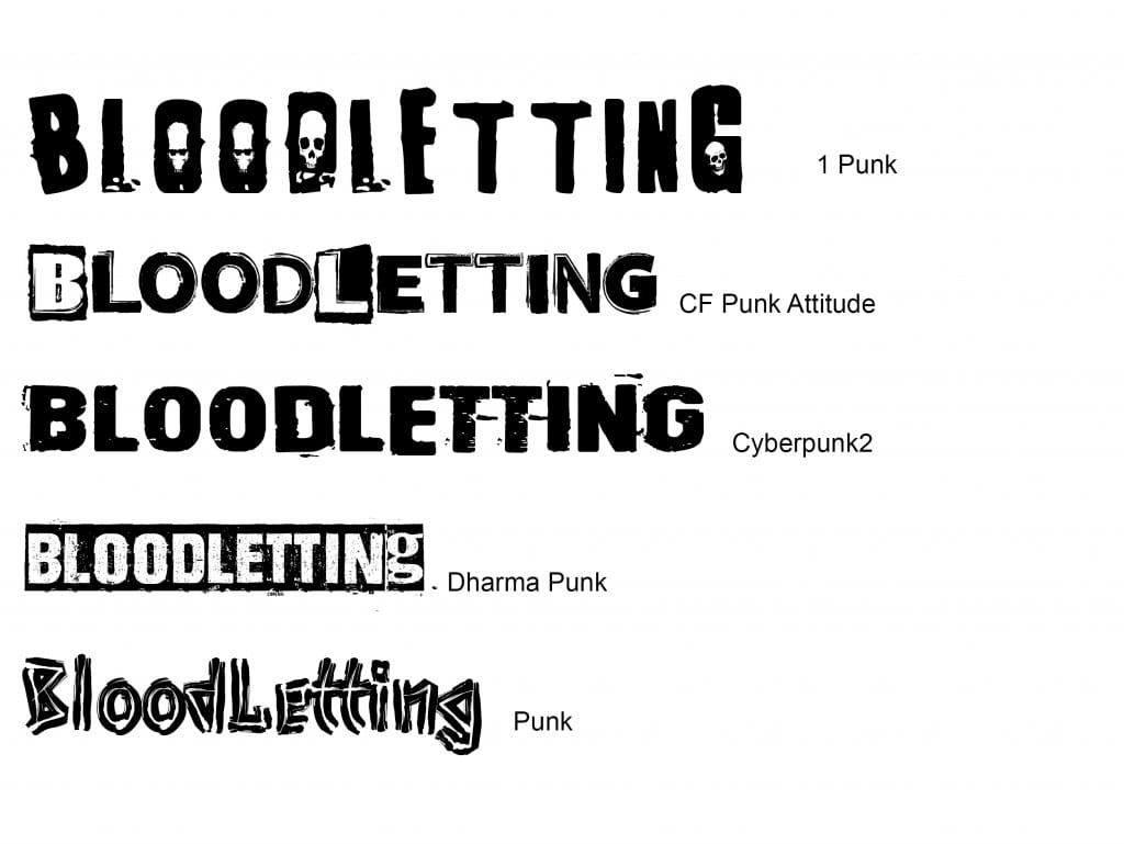 Punk Fonts